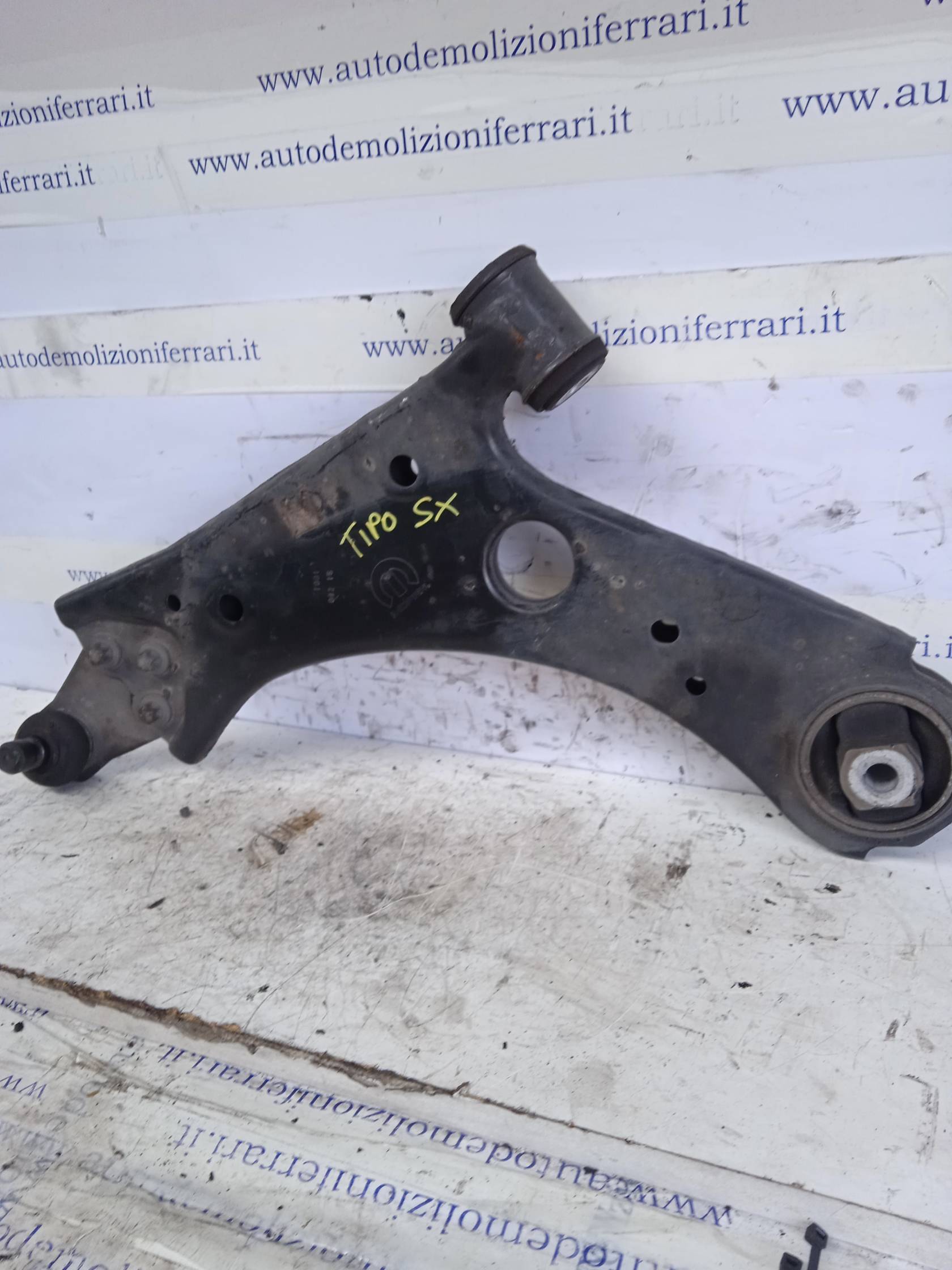 Braccio oscillante sosp. ant. sx.